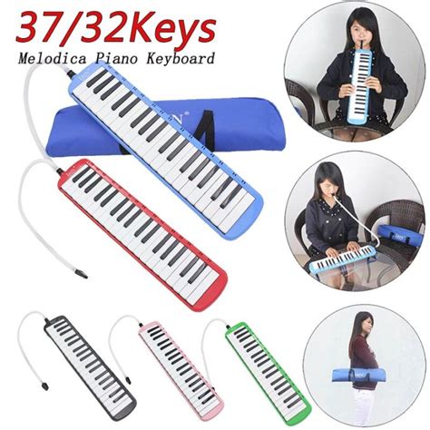 32 37 Keys Melodica Piano Keyboard Musical Instrument Harmonica Mouth