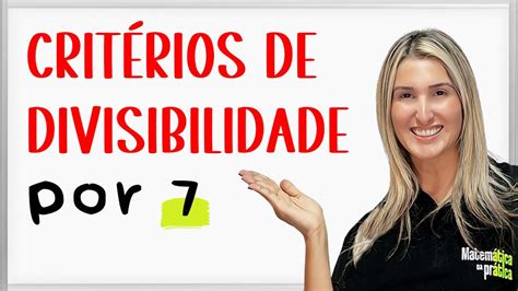 Crit Rios De Divisibilidade Regras De Divisibilidade Por Youtube