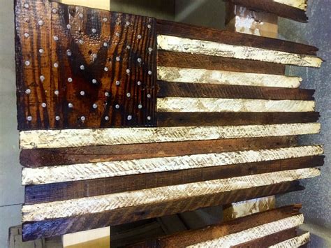 Rustic Wood American Flag | Etsy