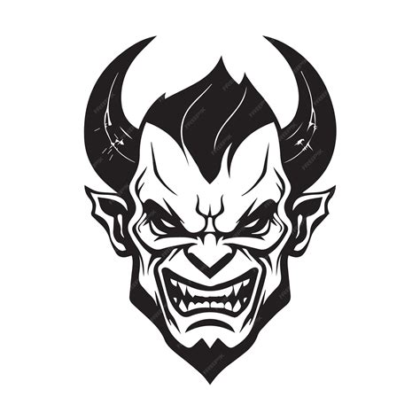 Premium Vector | A powerful and aggressive symbol of evil an angry