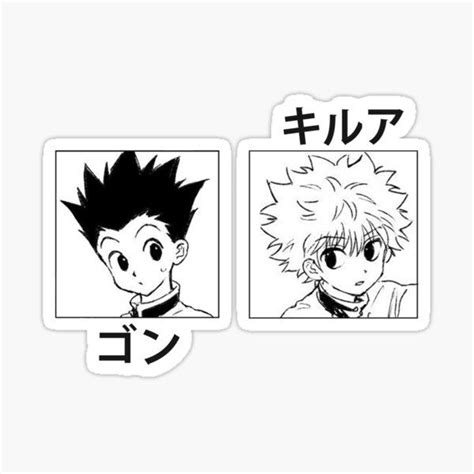 Killua Hxh Togashi Sticker By ShopOtaku Tatuagens De Anime