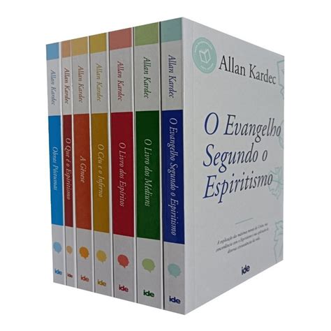 Coleção 7 Livros Allan Kardec O Evangelho Segundo o Espiritismo