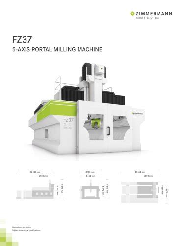 Fz F Zimmermann Gmbh Portal Milling Machines Pdf Catalogs