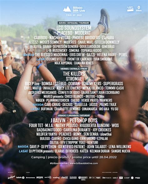 Bilbao BBK Live 2023 Cartel Entradas Y Horarios