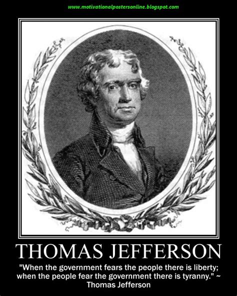 MOTIVATIONAL POSTERS Thomas Jefferson