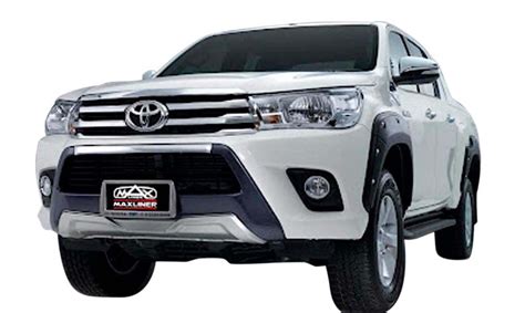 Defensa Maxliner Overbumper Hilux Revo Negro Y Gris Proteccar