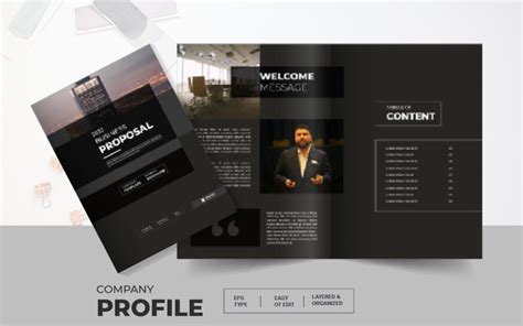 Company Profile Template Multipurpose Templatemonster