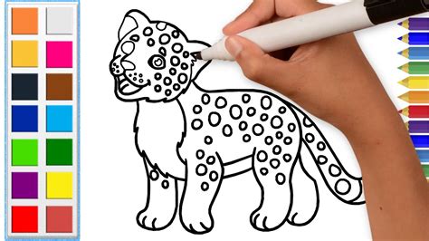 draw  snow leopard  kids snow leopard print leopard cub