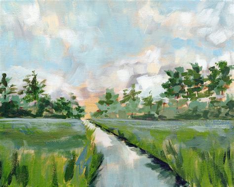 Coastal Oak I Landscape Art Print – Candace Carroll Art