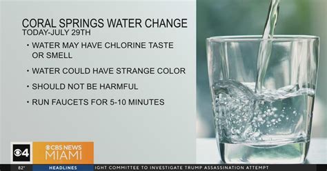 Coral Springs water change takes effect - CBS Miami