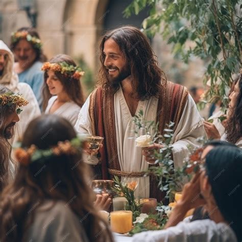 Jesus Na Festa De Casamento - Jesús en las bodas de caná de galilea convirtió el agua en vino | Foto ...