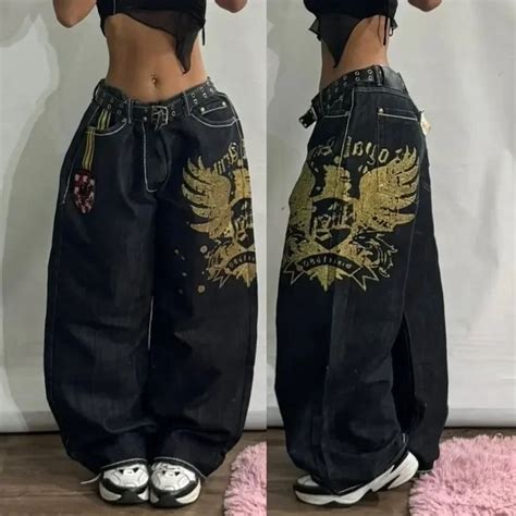 Cardcake New Jnco Jeans Y K American Hip Hop Skull Pattern