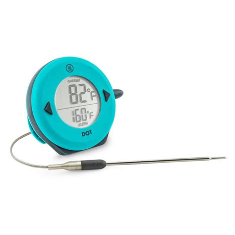 Thermoworks Dot Simple Alarm Thermometer Turquoise Tx 1200 Tq Robidoux Inc