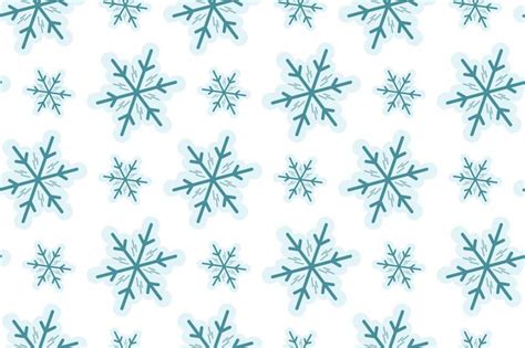 Modèle de dessin animé sans couture de vecteur d hiver avec des flocons