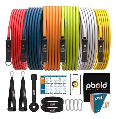 Kit Bandas Elasticas Tubulares Ejercicio Resistencia Pbold Cuotas Sin