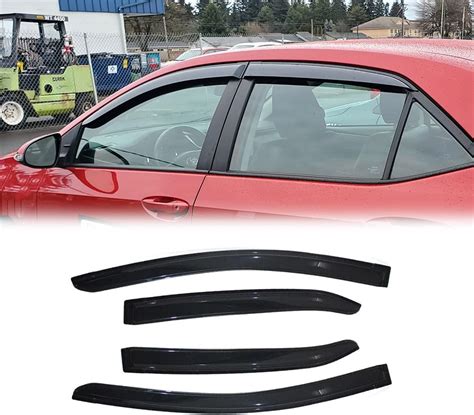 Amazon Puermto Side Window Wind Deflector Pcs Out Channel