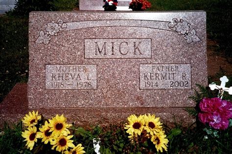 Kermit Robert Mick Monumento Find A Grave