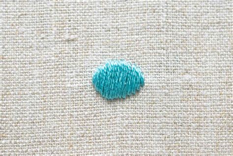 How To Work Satin Stitch In Hand Embroidery