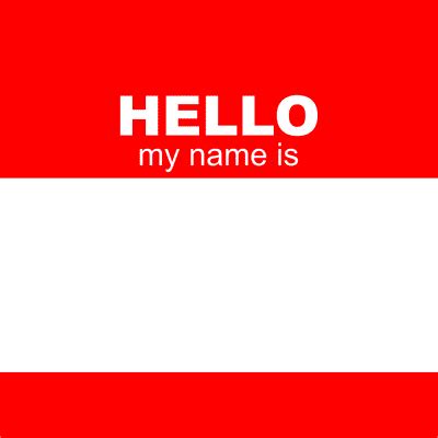 Hello My Name Is Red