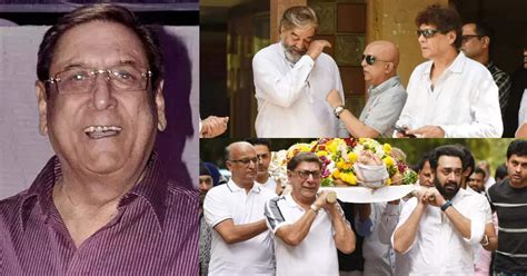Mahabharat actor Surendra Pal breaks down at Gufi Paintal's funeral ...
