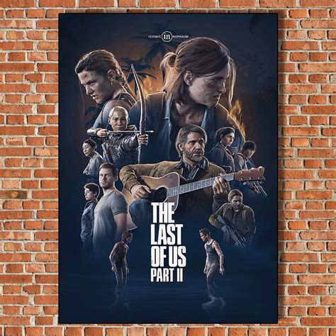 Quadro Decorativo The Last Of Us Parte 2 Placa Decorativa The Last Of