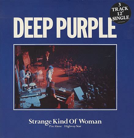 Deep Purple Strange Kind Of Woman Vinyl 12 45 RPM Single 1985