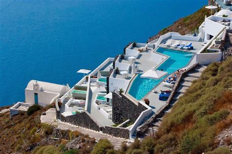 Grécia: hotel em Santorini tem arquitetura e design de tirar o fôlego ...