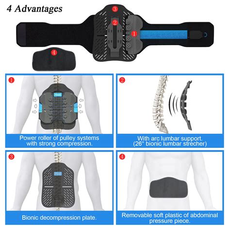 Lso Back Brace With Maximum Decompression Plateandadjustable Arch Back