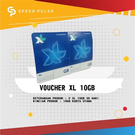 Jual Voucher XL 10GB 30 Hari Shopee Indonesia