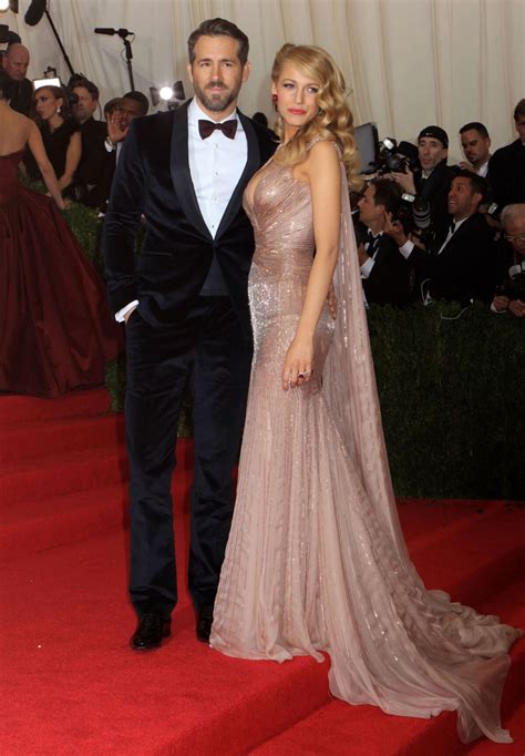 Photo Blake Lively Divine En Gucci Et Son Mari Ryan Reynolds