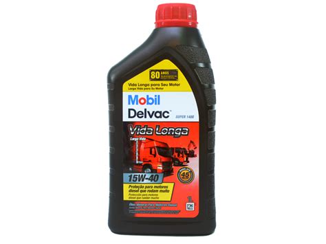 Óleo Mobil Delvac Vida Longa 15W40 1L