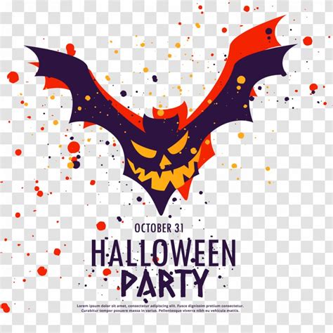 Halloween Bat Download Illustration - Logo - Vector Transparent PNG