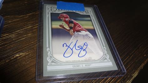 Topps Gypsy Queen Zack Cozart Autographed Baseball Card Ebay