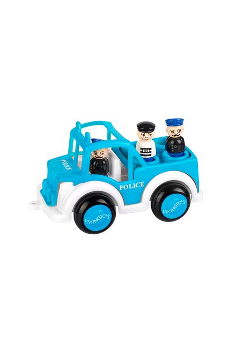 Viking Toys Jumbo Polisjeep Med 3 Figurer Bilar