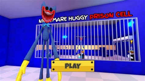 Nightmare Huggy Wuggy Prison Run Roblox Obby YouTube