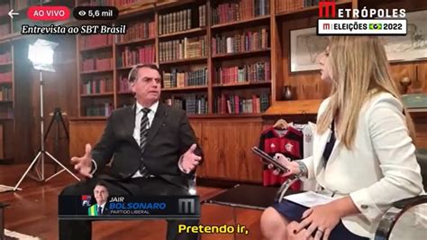 VÍdeo A Ideia é Comparecer Aos Debates Diz Bolsonaro