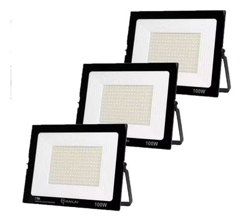 Reflector Led Exterior Tianlai Delgado 100w Ip66 3pz R28w100 Envío gratis