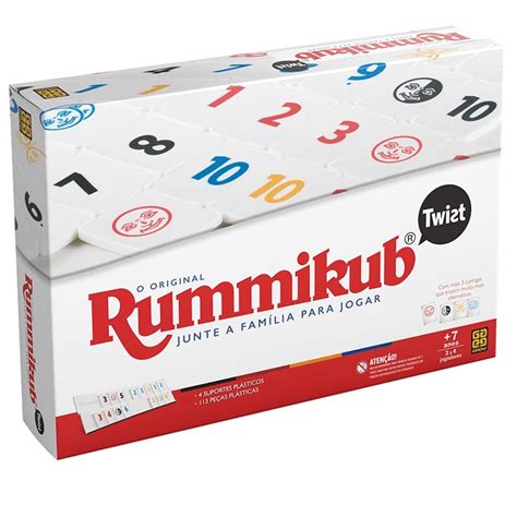 Jogo De Tabuleiro Rummikub Twist Grow Shopee Brasil