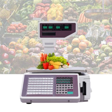 Electronic Weight Scale With Thermal Label Printer Digital Price