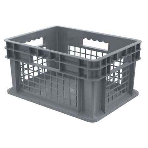 Multi Purpose Straight Wall Containers Plastic Storage Bins