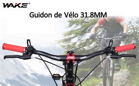 Wake Guidon VTT Aluminium 780mm Cintre Relever Vélo 31 8mm Velo Riser