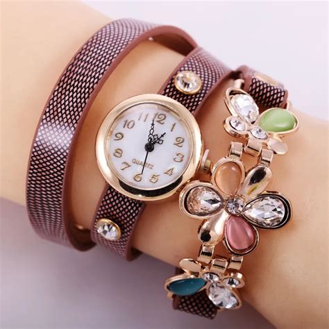 Jewelry Watch Womenbracelets Reloj Mujermulticolor Strap Quartz Wrist