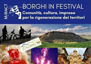 News Borghi In Festival La Rete Sicana Vince Il Bando Del