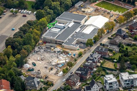 Luftaufnahme Werne Baustelle Zum Neubau Der Therme Und Schwimmbecken