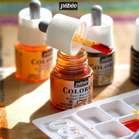 Pebeo Colorex Watercolor Ink Emerald Green 45ml Jerry S Artarama