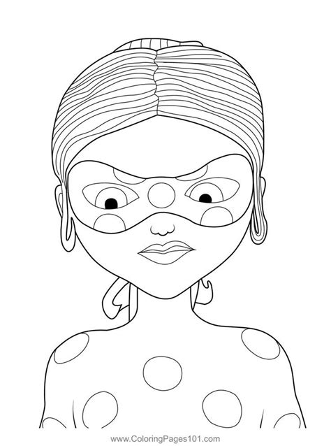 Antibug Miraculous Ladybug Coloring Page Free Printable Coloring Pages