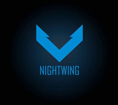 Nightwing Logo Wallpapers Top Free Nightwing Logo Backgrounds