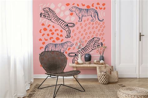 Tiger Print wallpaper - Happywall