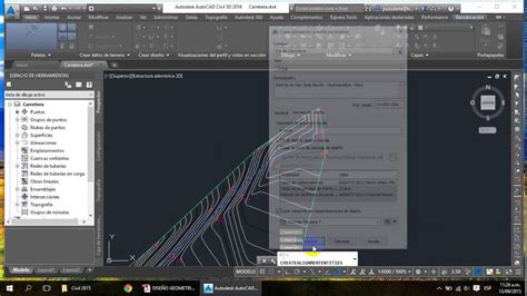 Alineamiento Horizontal Autocad Civil Youtube