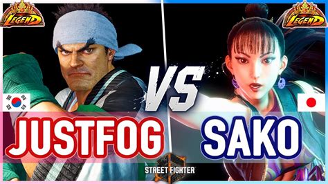 SF6 Justfog Ryu Vs Sako Chun Li Street Fighter 6 YouTube